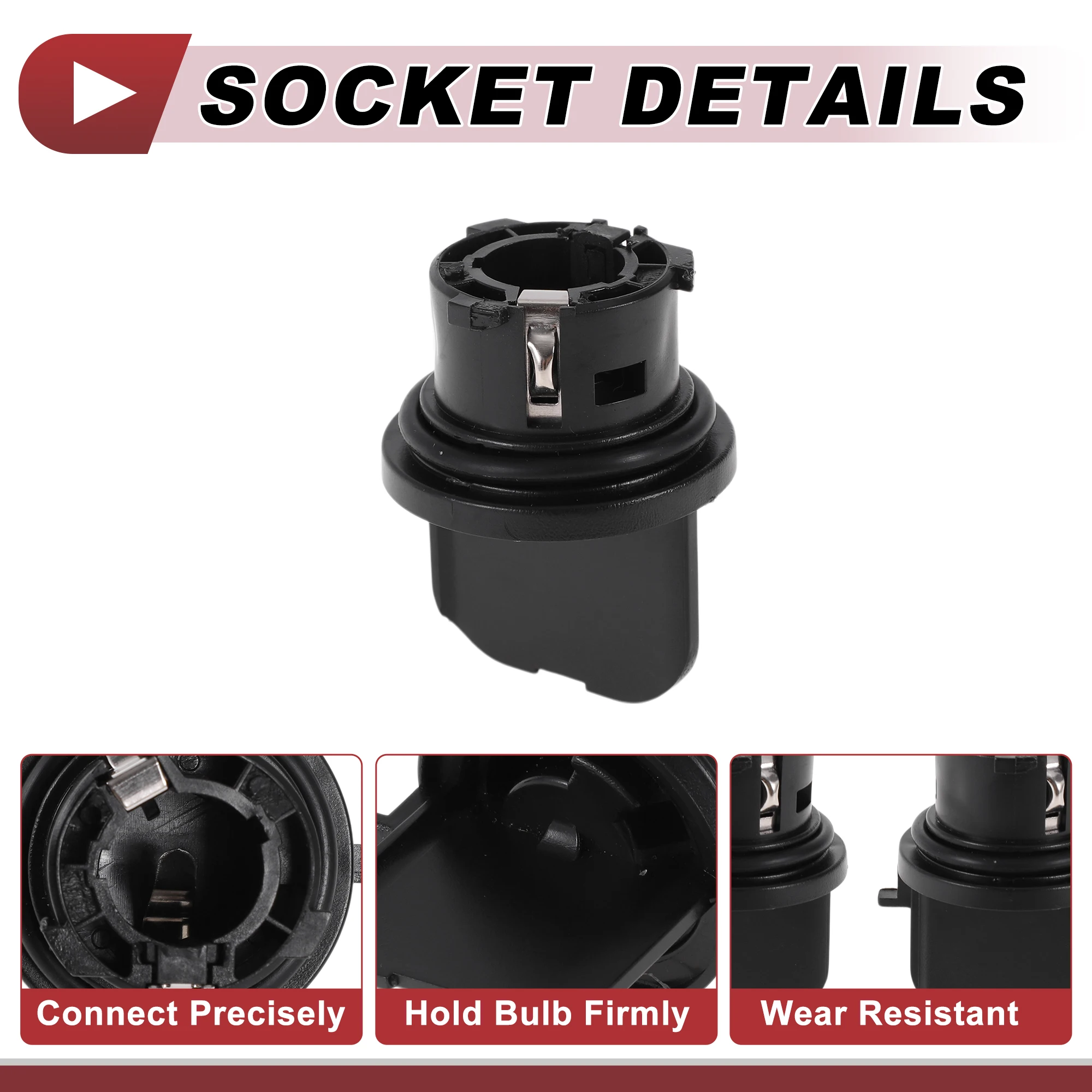 

X Autohaux 2 шт. передняя розетка для индикатора для Vauxhall Corsa C 2001-2006 No 9200405, разъем лампы, 1 контактный