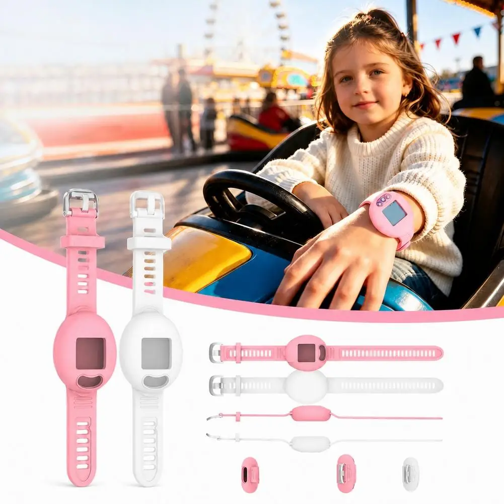 Silicone Wrist Strap Protective Case For Tamagotchi Original Virtual Pet Game Console Anti Scratch Shockproof Cover