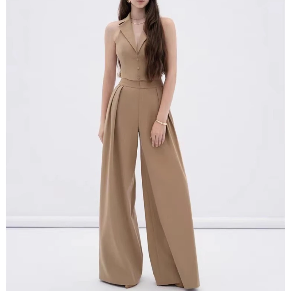 

Elegant V-neck Sleeveless Evening Dresses Sexy Off-shoulder Long Dress Exquisite High Quality Prom Party Gowns Women Customized