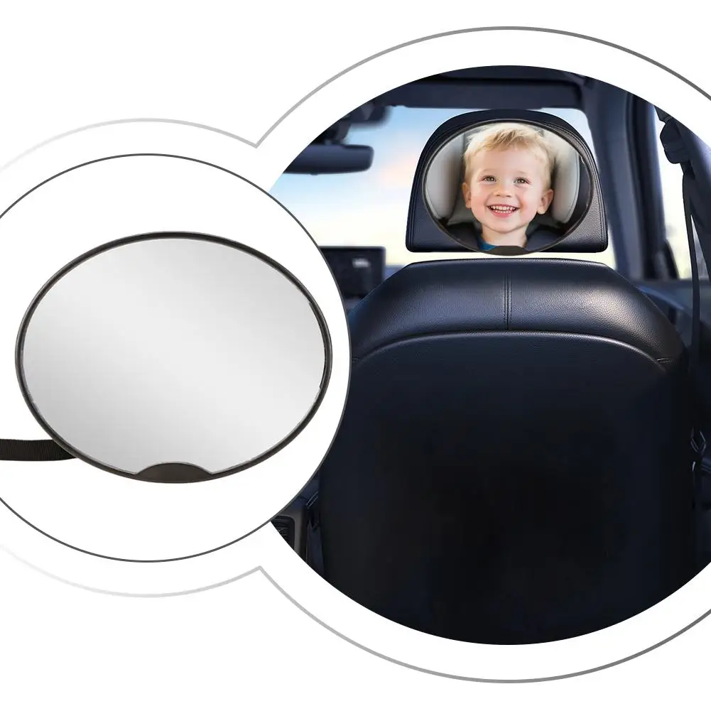 Cermin Bayi Mobil Kursi Belakang Cermin Pandang Anak Permukaan Anti Silau Cermin Pandang Belakang Bayi Untuk Keselamatan Mengemudi Orang Tua