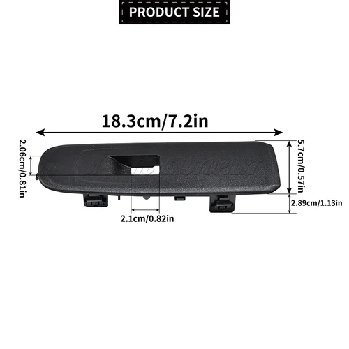 Imagen 2 del producto 98167918ZD para Peugeot Partner Rifter Mk4 K9 Citroen Berlingo RHD nuevo marco de interruptor de botón de ventana delantera izquierda ABS accesorios de coche