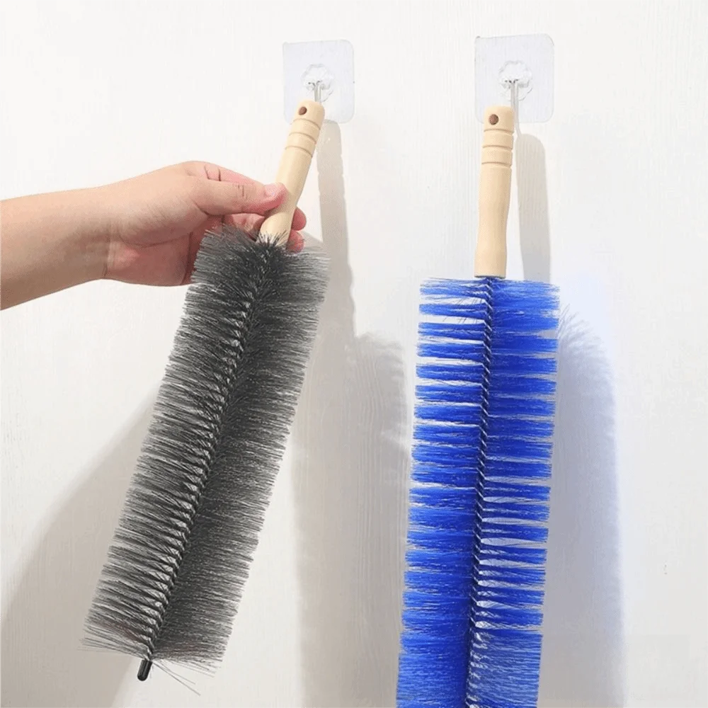 Flexible Bristles Flexible Cleaning Brush Long-lasting Use Dust-free Design Cleaning Tool Brush Easy Grip Handle