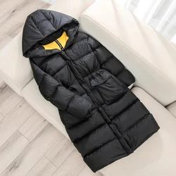 Winter New Ultra Light Thick Down Coat Women's Long Oversized Jacket 90 White Duck Down Parka Warm thick Loose Outerwear Korean