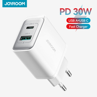 Joyroom 30W USB C Wall Charger Dual Port PD Fast Charger Adapter 2-in-1 for iPhone 16/15/14 Pro Max Type C Charging for Samsung