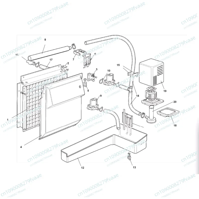 REBO MH30F1 30W ice machine accessories