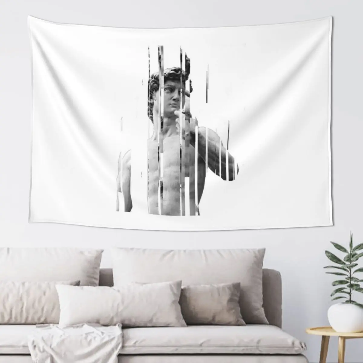 David Glitch Tapestry Decor Home Room Decor Cute Wall Decor Hanging Tapestry