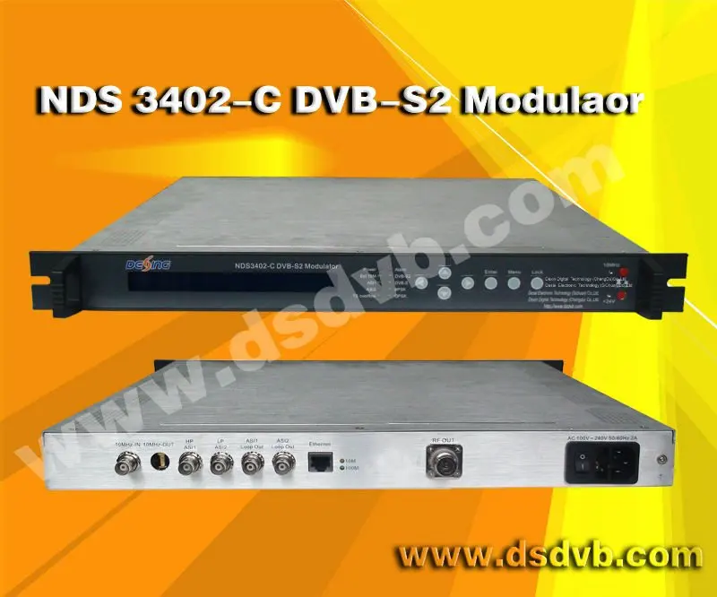 DVB-S/S2/ISDB-T/DVB-T/QAM Modulator