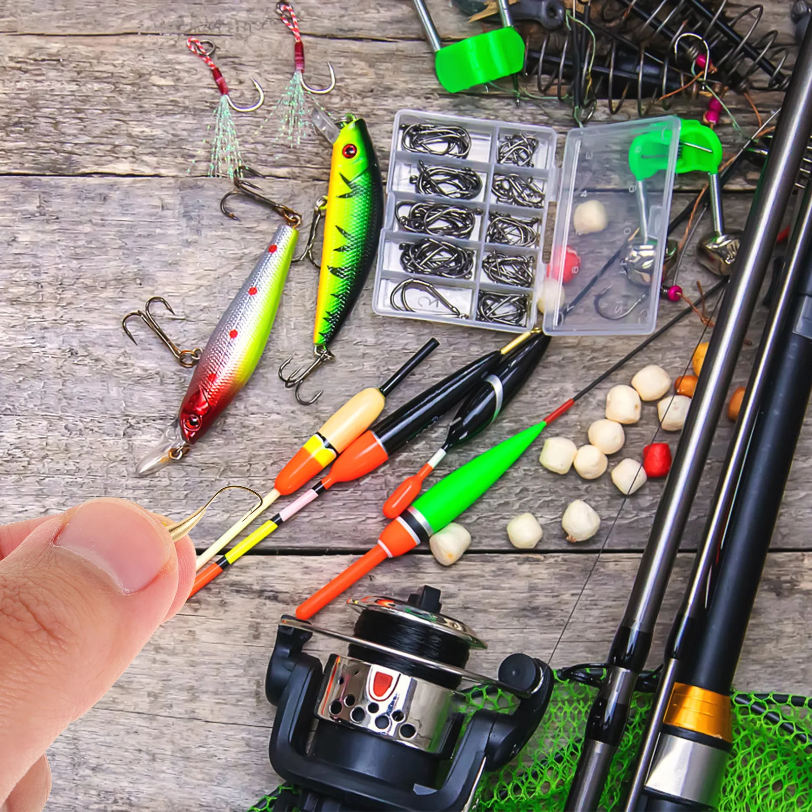 

3pcs Hook Durable Fishing Hooks For Saltwater Freshwater Lakes Rivers Live Bait Fishing Hook Kit Pike Salmon Bass Trout