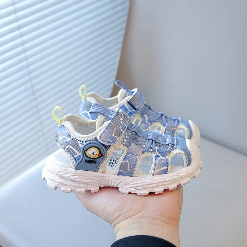 

2026 Summer Girls Kids Sandals Soft Comfortable Closed Toe Protective Sandals,Cartoon Colorful Cute Shoes Kids Summer Boys Girls