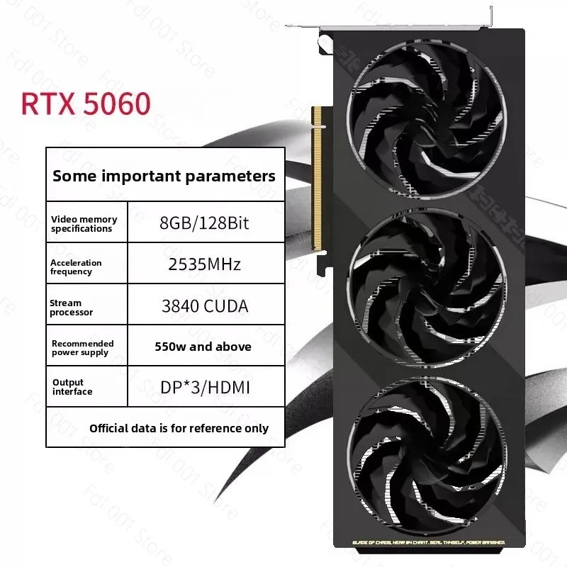 RTX 5060 8GB RTX 5060 Ti 16GB Graphics Card DLSS 4.5 for Gaming PC