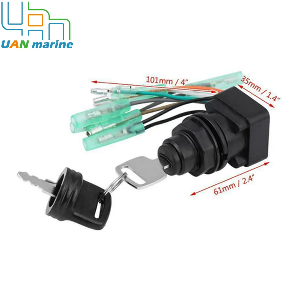 Ignition Key Switch Assembly For Suzuki Outboards Engine Motors Parts 37110-92E01 37110-99E00