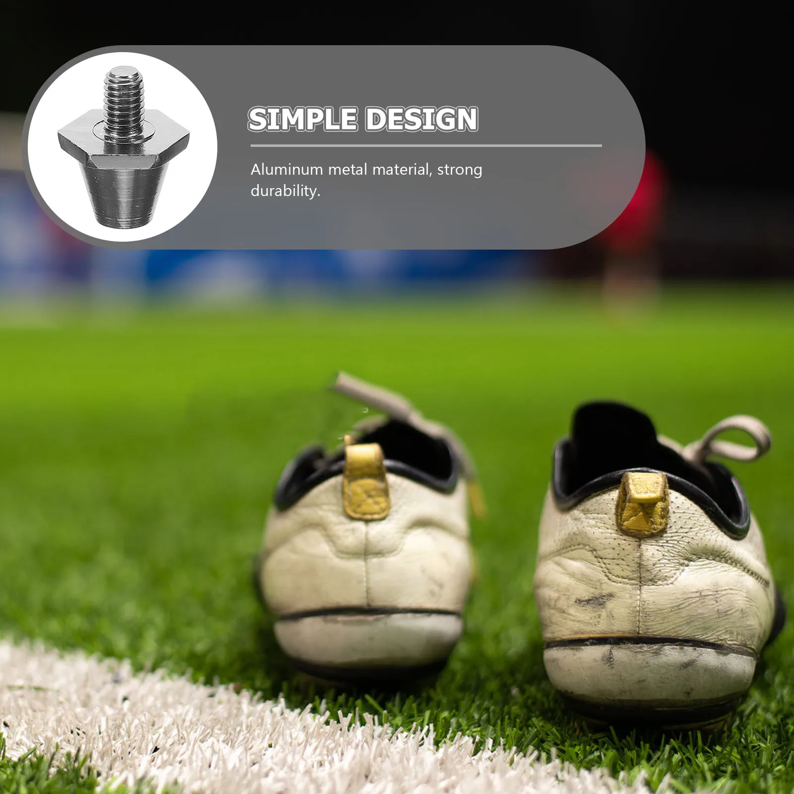 

8pcs Football Cleats Spikes 11MM Aluminum Track Shoes Sole Nail for Running Training Sports Lightweight Sturdy Stability