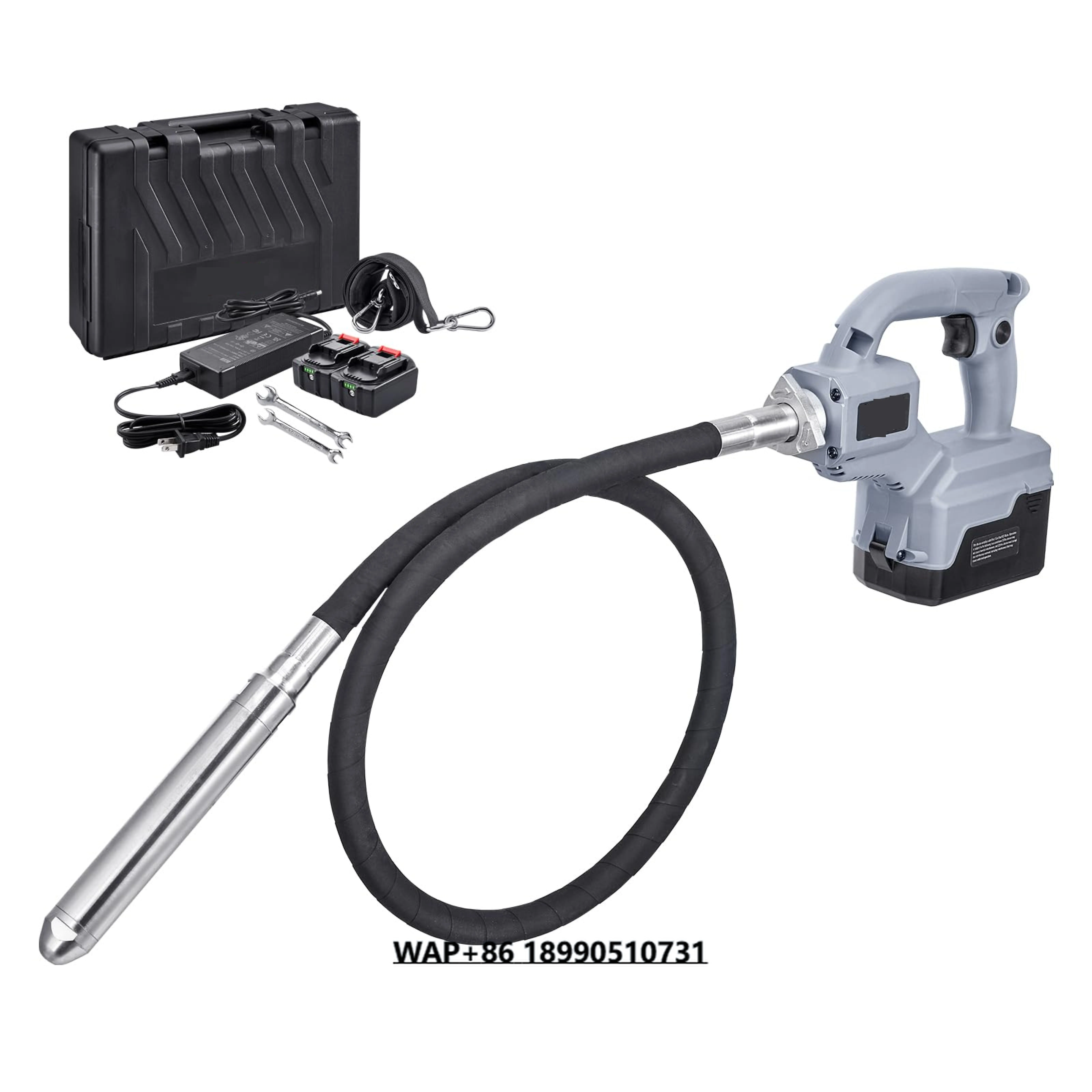 Hot Sale High Vibrating Handheld Portable Brushless Lithium Cordless Cement Concrete Vibrator