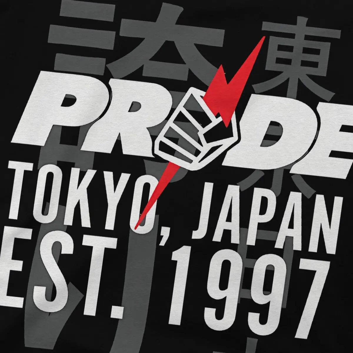 Pride FC Man TShirt Tokyo 1997 Fashion T Shirt Harajuku Streetwear New Trend