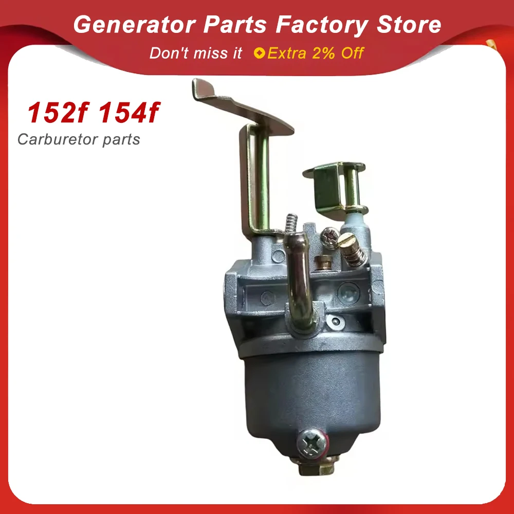 152f 154f Small Engine Carburetor for Generator Starter Zinc Material Carburetor Parts