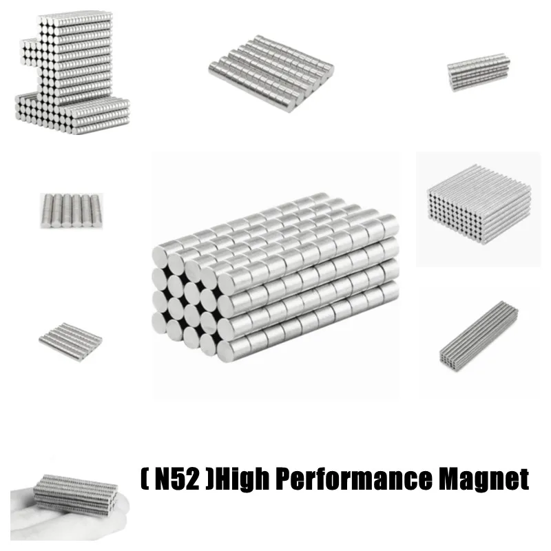 

N52 Round Magnet 6x1 6x1.5 6x2 6x3 6x4 6x5 8x1 8x1.5 8x2 8x3 mm Neodymium Magnet Permanent NdFeB Super Strong Powerful Magnets