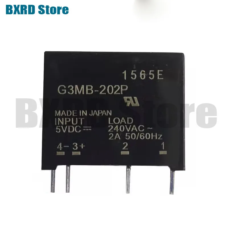 20 шт., новинка 100%, оригинальная Φ 5 в постоянного тока, 12 В постоянного тока, 24 В постоянного тока, Φ PCB SSR в 5 В постоянного тока, Out 240 В переменного тока, 2 А G3MB-202P 5VDC 12VDC 24VDC