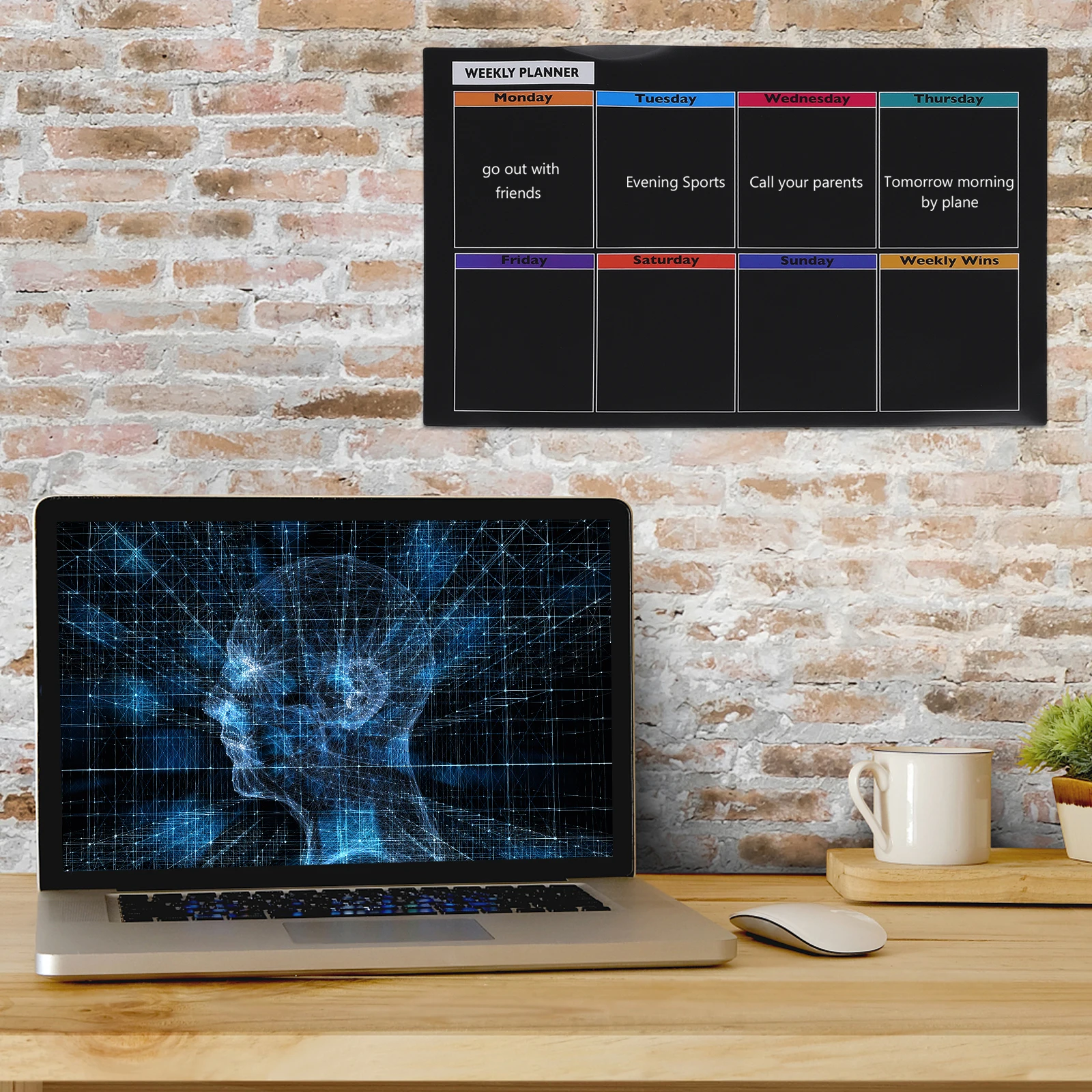 

Erasable Magnetic Sticker for Refrigerator Flat Iron Plate Small Message Board Quality Material Blackboard Weekly Plan