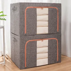 24L Clothes Storage Box Underwear Foldable Organizer Household Laundry Finishing Wardrobe Clothes Toy Storage Cabinet