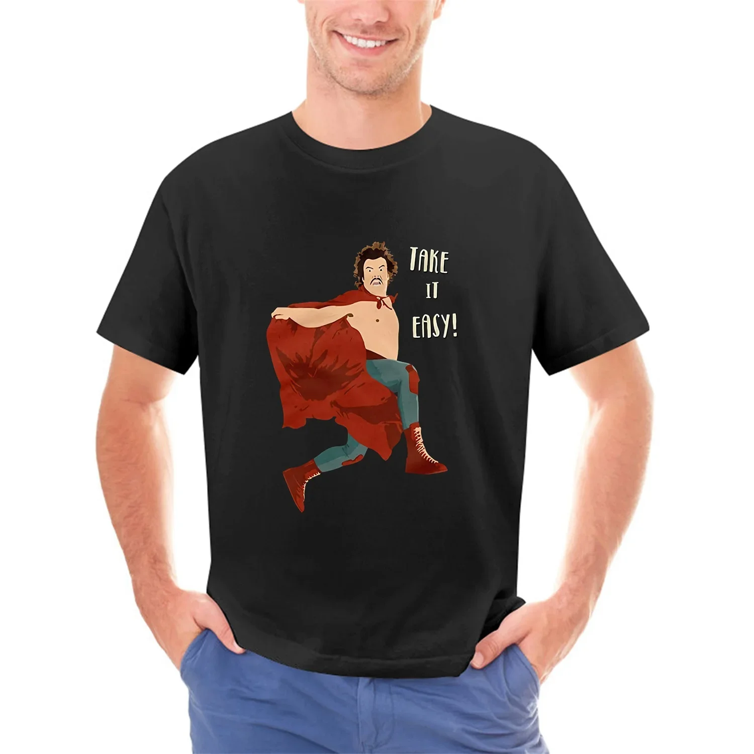 Camiseta de "Take It Easy", camisa de Nacho Libre El lujoso Mascarado
