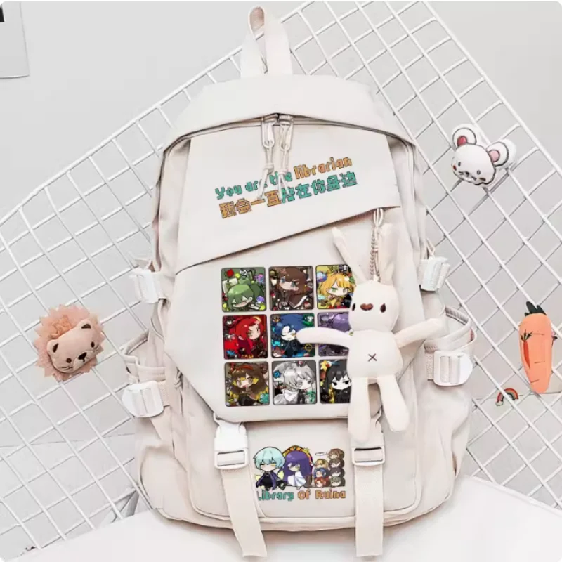 

Anime Library Of Ruina Schoolbag Fashion Casual Teenagers Student Backpack Handbag B1693