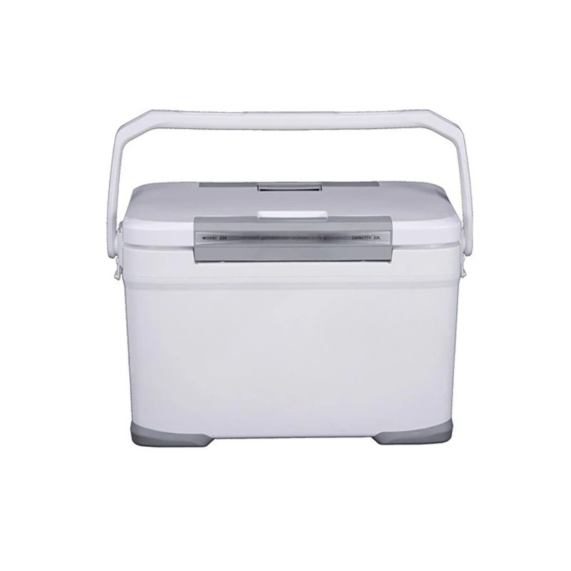 

Multifunctional fishing box 22L large capacity portable double open lid lightweight, outdoor camping incubator refriger