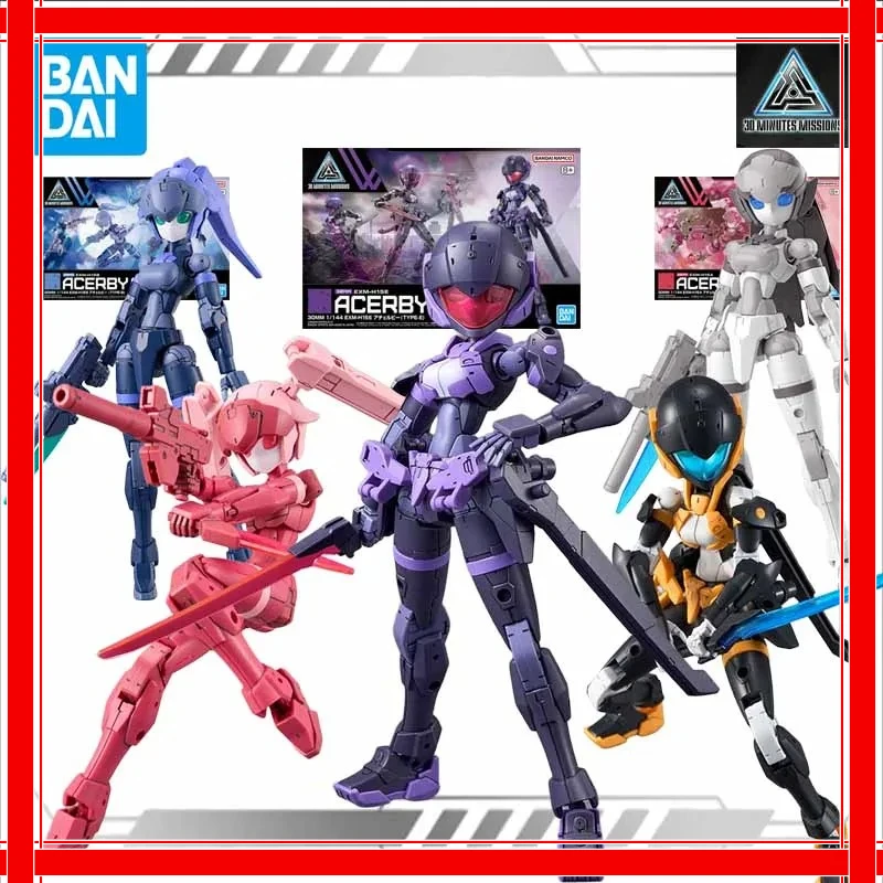 

Bandai Original Model Kit 30MM 1/144 Acerby EXM-H15E Acerby(TYPE-E) Anime Action Figure Assembly Model Toy for Boys Gifts