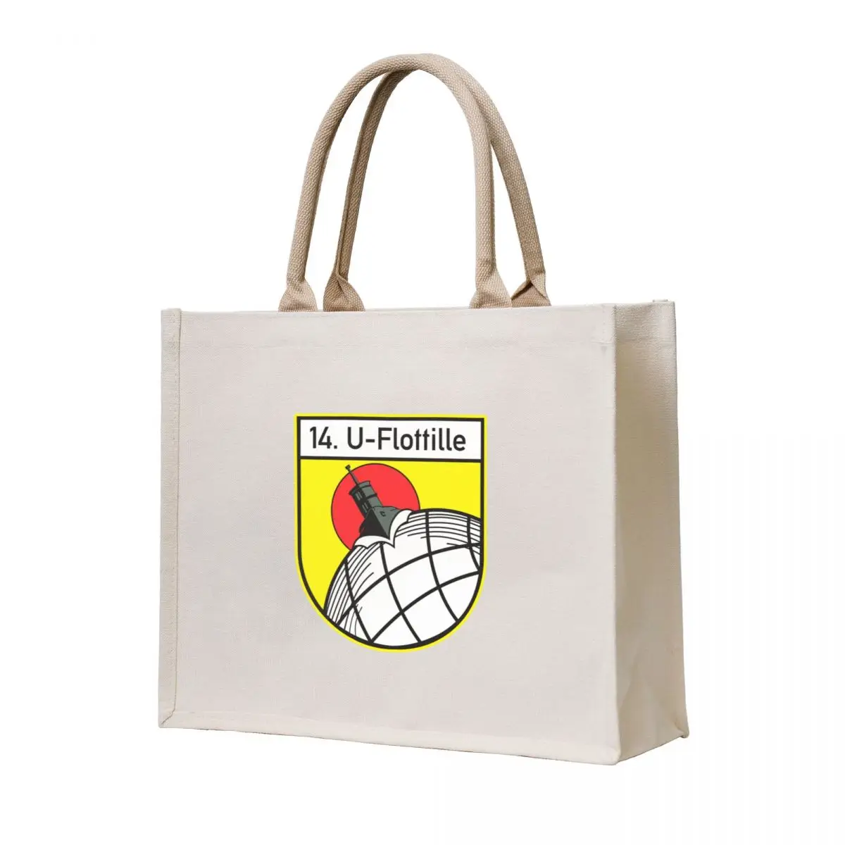 

Kriegsmarine U-boat 14th Flotilla - Base Brest - Clean Style Tote Bag Portable shopping bag Canvas bag cute pouch