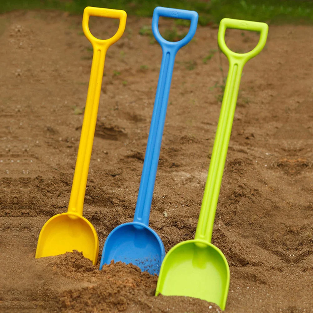 2 Pcs Beach Kids Shovels Summer Toys Children Sand Digging Small Gardening for Interactive