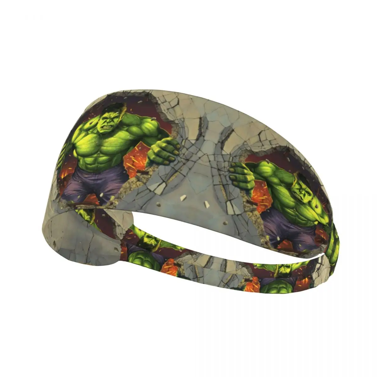 

Custom Hulk Sports Sweatband for Training Quick Drying Headband Women Men