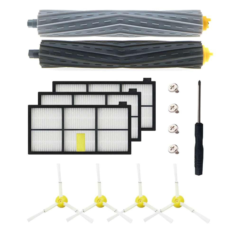 For IRobot Roomba Parts Kit Series 800 860 865 866 870 871 880 885 886 890 900 960 966 980 - Brushes and Filters