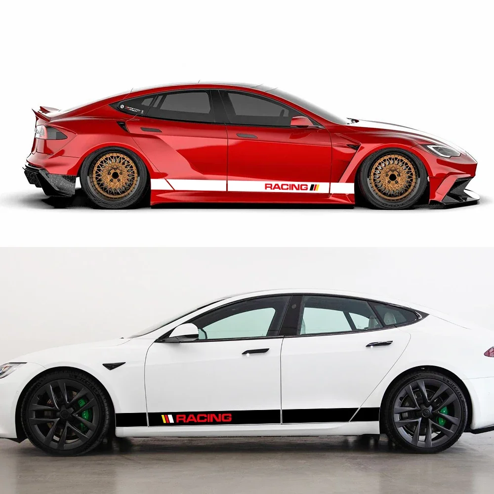 

Автомобильные наклейки для Tesla Model S, ПВХ наклейки на дверь, водонепроницаемая пленка, виниловая пленка, украшение, аксессуары для внешнего стайлинга автомобиля