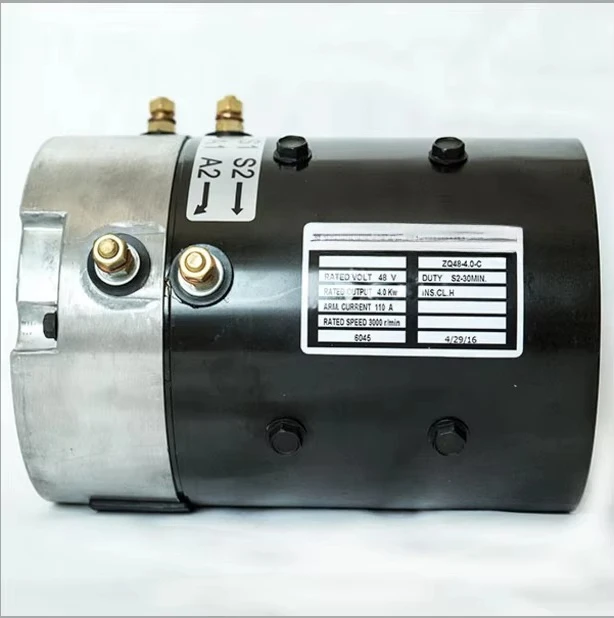 

High Quality 4KW 48V DC Series Motor for Electric Car ZQ48-4.0-C K-DS Dc Motor for Golf Cart, Club Car