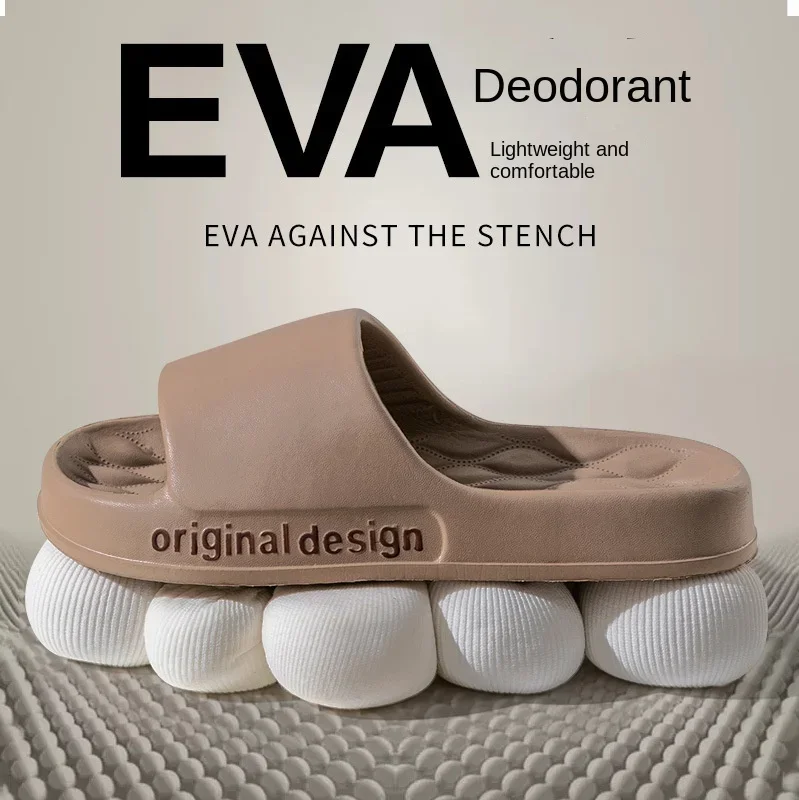 Zapatillas de baño para hombre y mujer, sandalias deportivas de verano para interiores, resistentes al desgaste, chanclas de EVA, novedad de 2024