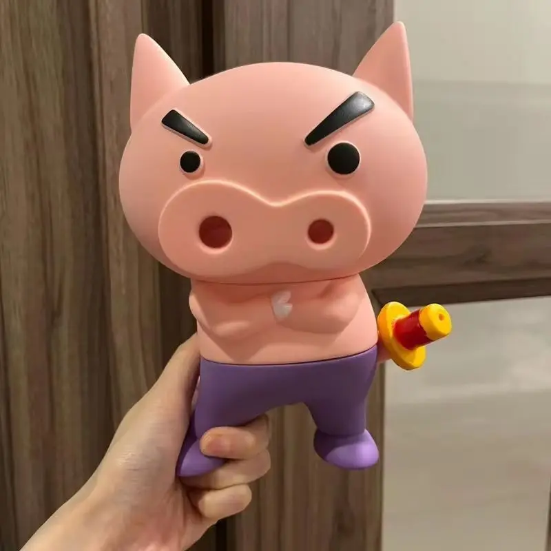 

2024 New Large Figure 32cm Anime Crayon Shin-chan Buriburizaemon Figurine Model Doll Toy Pvc Doll Statue Kid Toys Holiday Gift