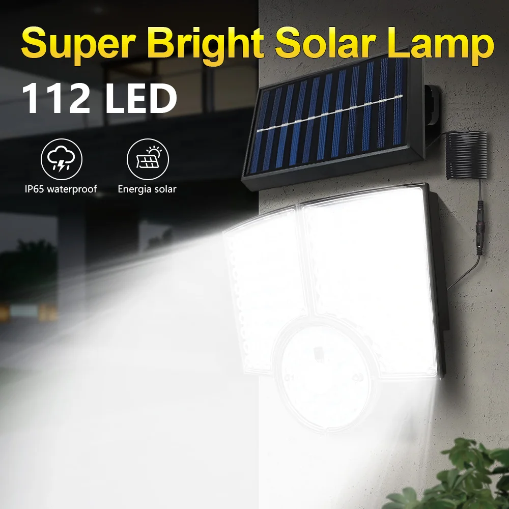 

New Solar Spot Lamps Outdoor Lighting Lamps Solar Powered Lighting Emergency Garage Night Lights Outdoor Decorations Wall Lights