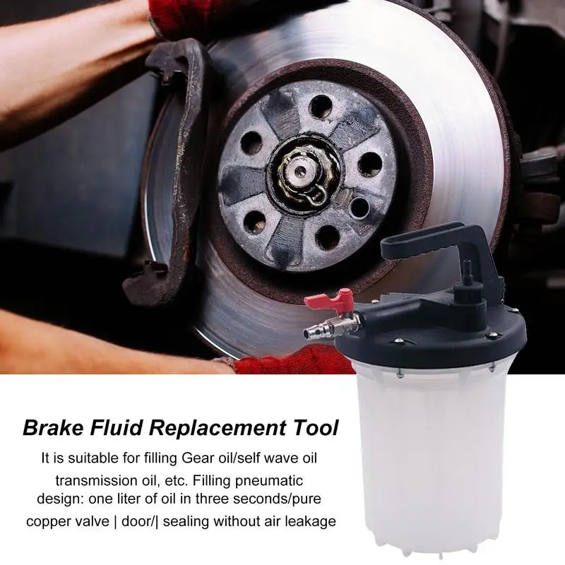 นิวเมติก BRAKE FLUID EXTRACTOR คลัทช์เบรคของเหลว Drained Bleeder เครื่องมือคู่มือรถเกียร์น้ํามันหม้อสําหรับรถยนต์