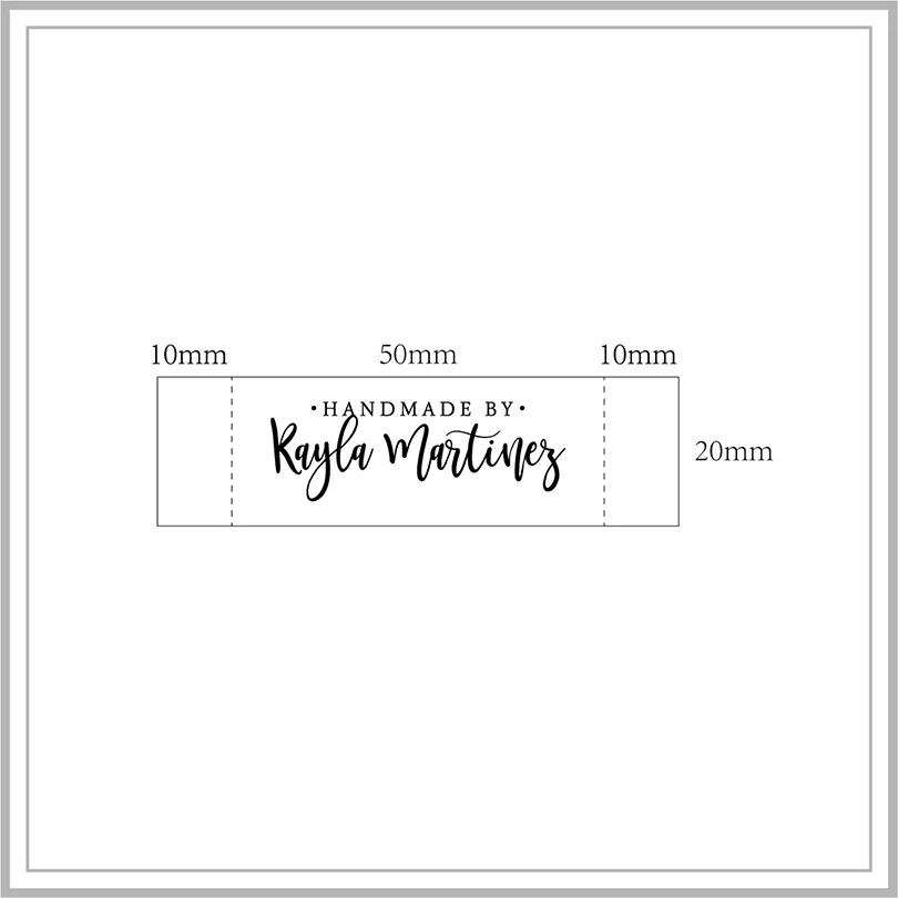 Handmade Twill Ribbon Labels, Folding Labels, Logo Labels, Sew Accessories, Custom Fabric Tags, Labels for Clothes, XW3516