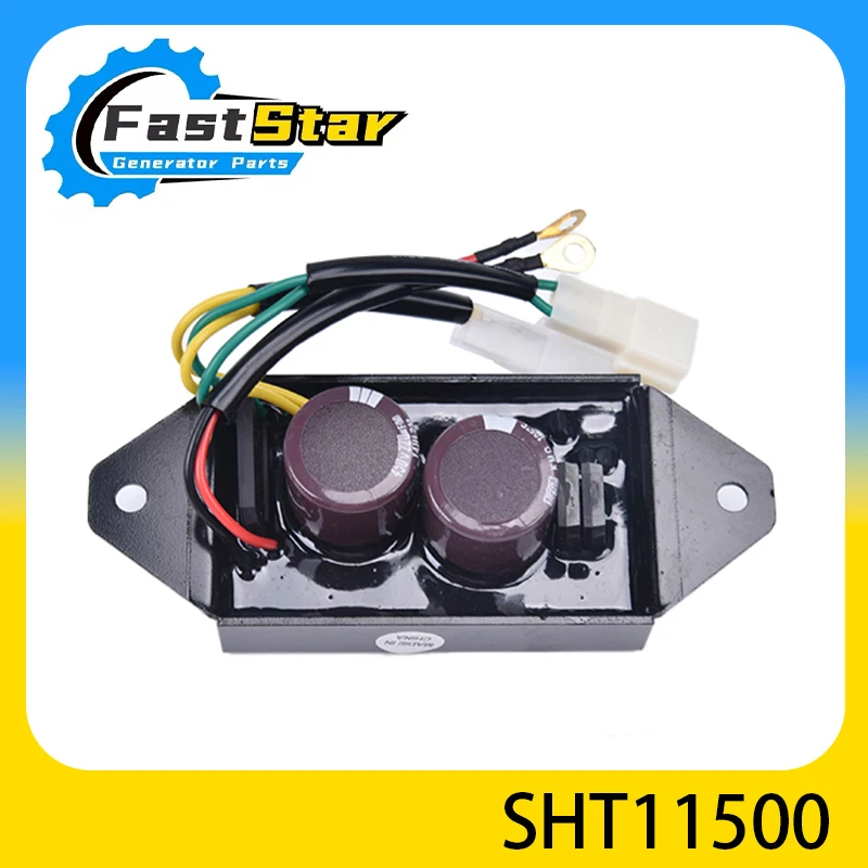 Kit Xeon SHT11500-3 AVR Automatic Voltage Regulator Gasoline Engine Parts 3 Phase 380V 7 Wires SHT11500-1 Single Phase