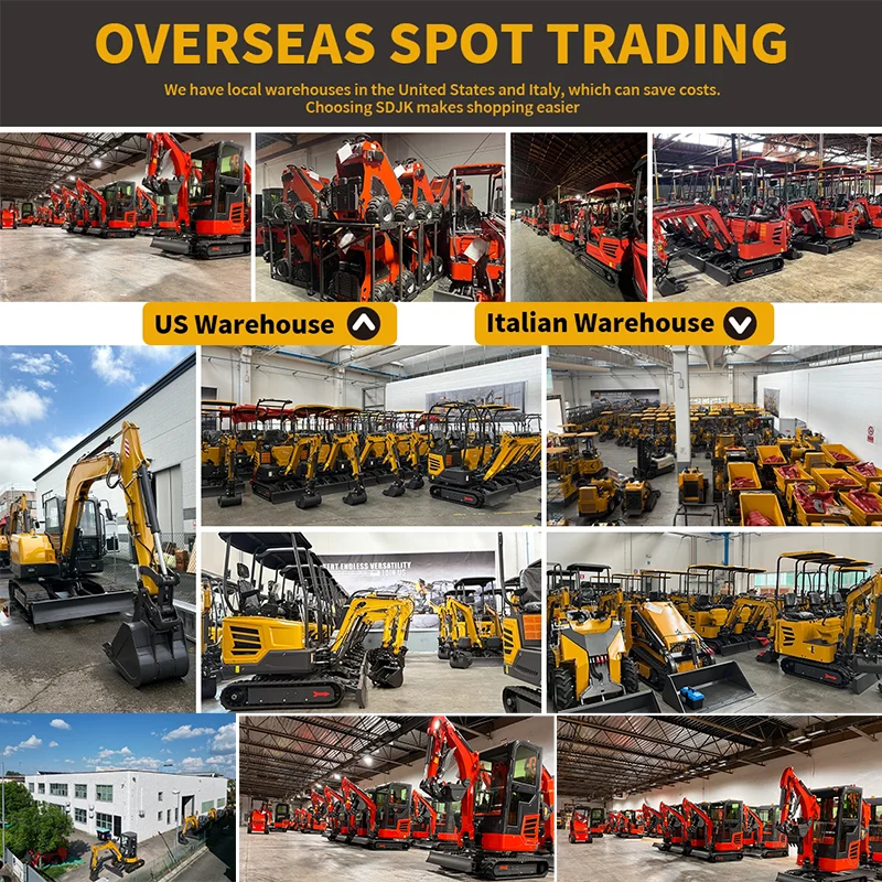 Made in China Skid traverse loader crawler design Mini Huayi loader home suitable support auxiliary tools customization