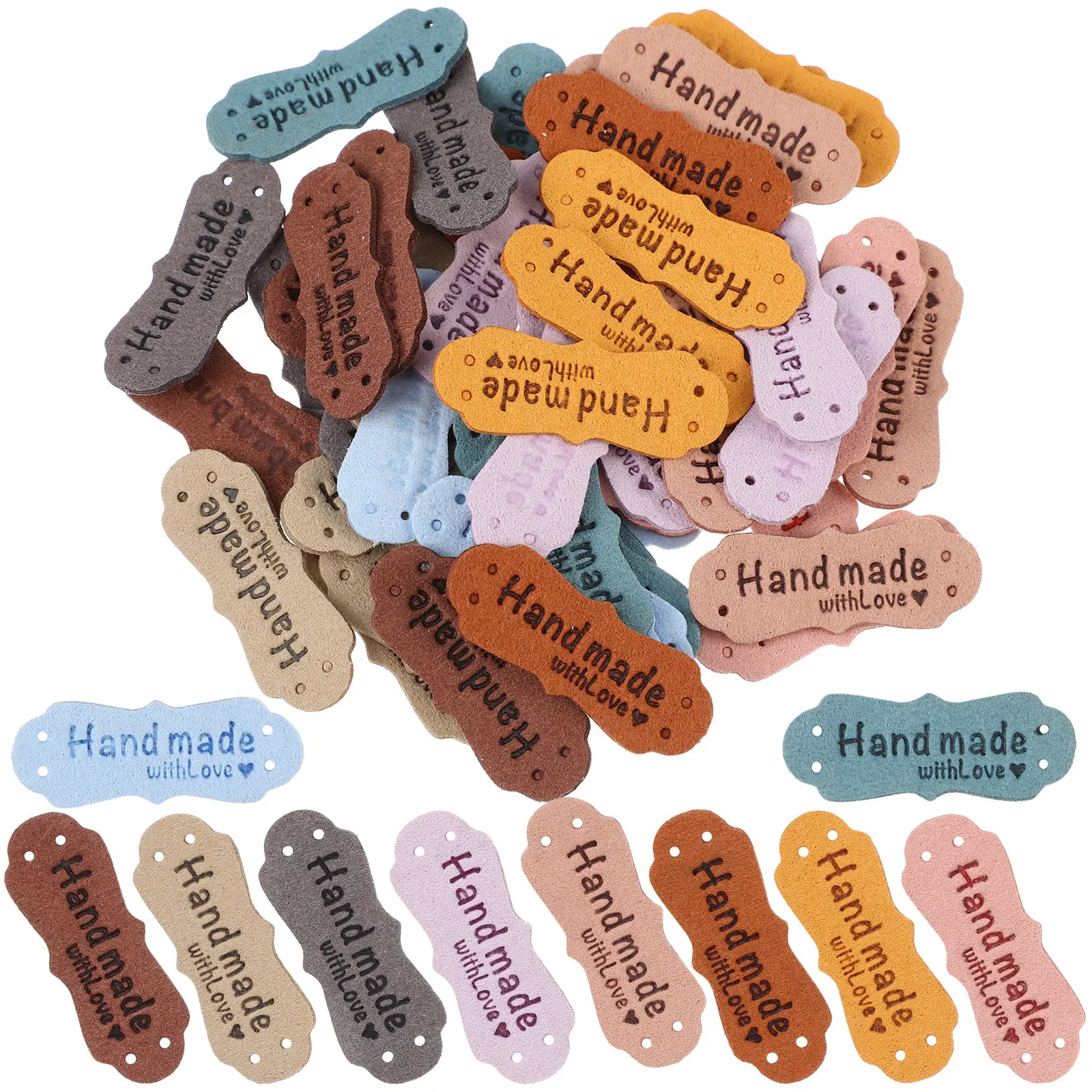 50Pcs Colored Labels Multi-Fun - Sewing Label 评论和价格