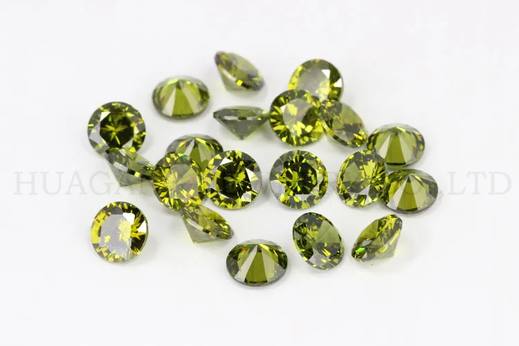 5A Qaulity 1.0~3.0mm Various 20 Colors Loose Cubic Zirconia Stones Round Brilliant Cut Loose CZ Synthetic Gem For Woman Jewelry