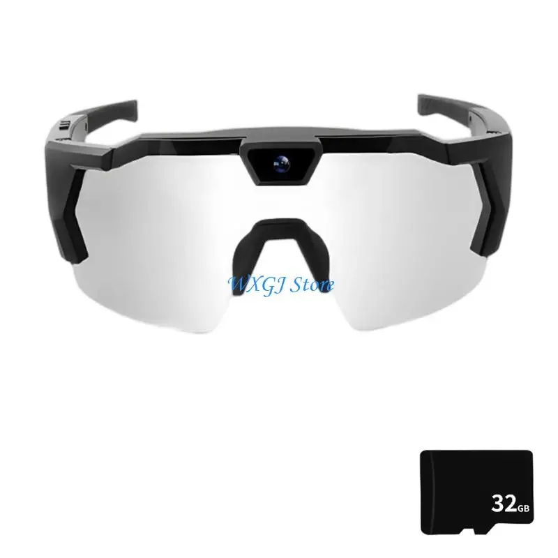 37JE Action Camera Sunglasses Offering Recording & Touch Operation Lightweight Intelligent Cycling Glasses for Athletes