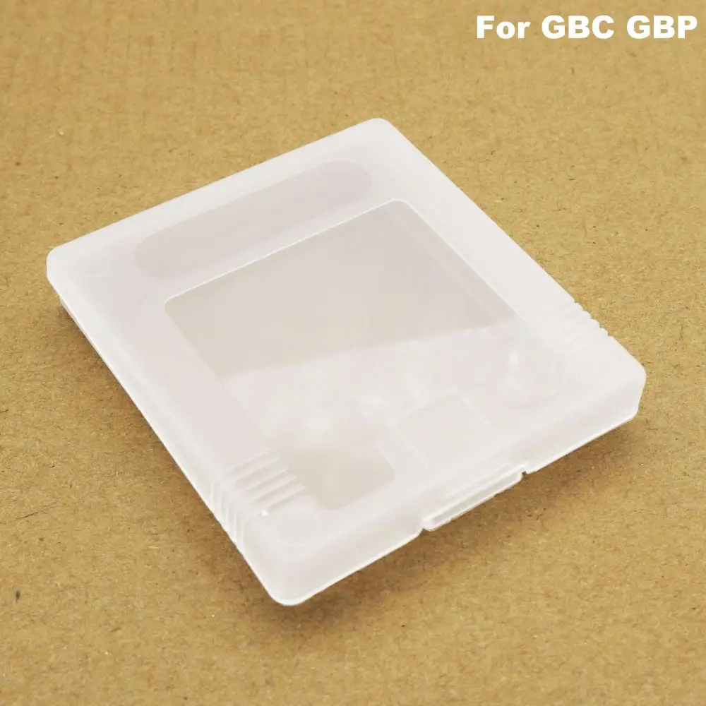 Caja de almacenamiento de juegos transparente, 5 piezas, cubierta antipolvo, protección para tarjetas de juego, Gameboy, Color, bolsillo, GBC, GBP