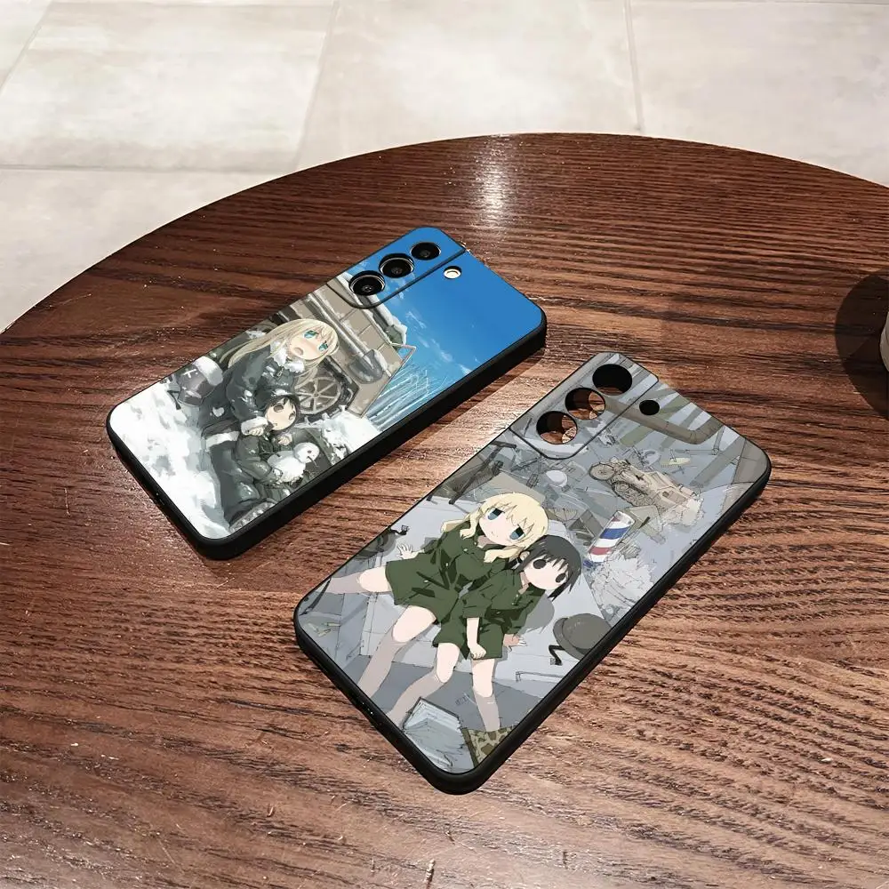 Anime G-Girls Last Tour Movie Phone Case For Samsung S26 S25 S24 FE S23 S22 S21 Plus S20 Ultra Note20Ultra Black Soft Shell