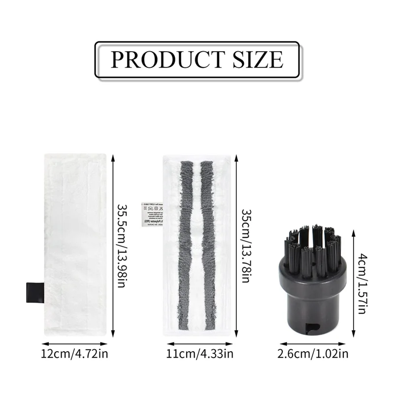 مجموعة قماش ABUS-Microfibre لمنظفات البخار Karcher SC1 SC2 SC4 SC5