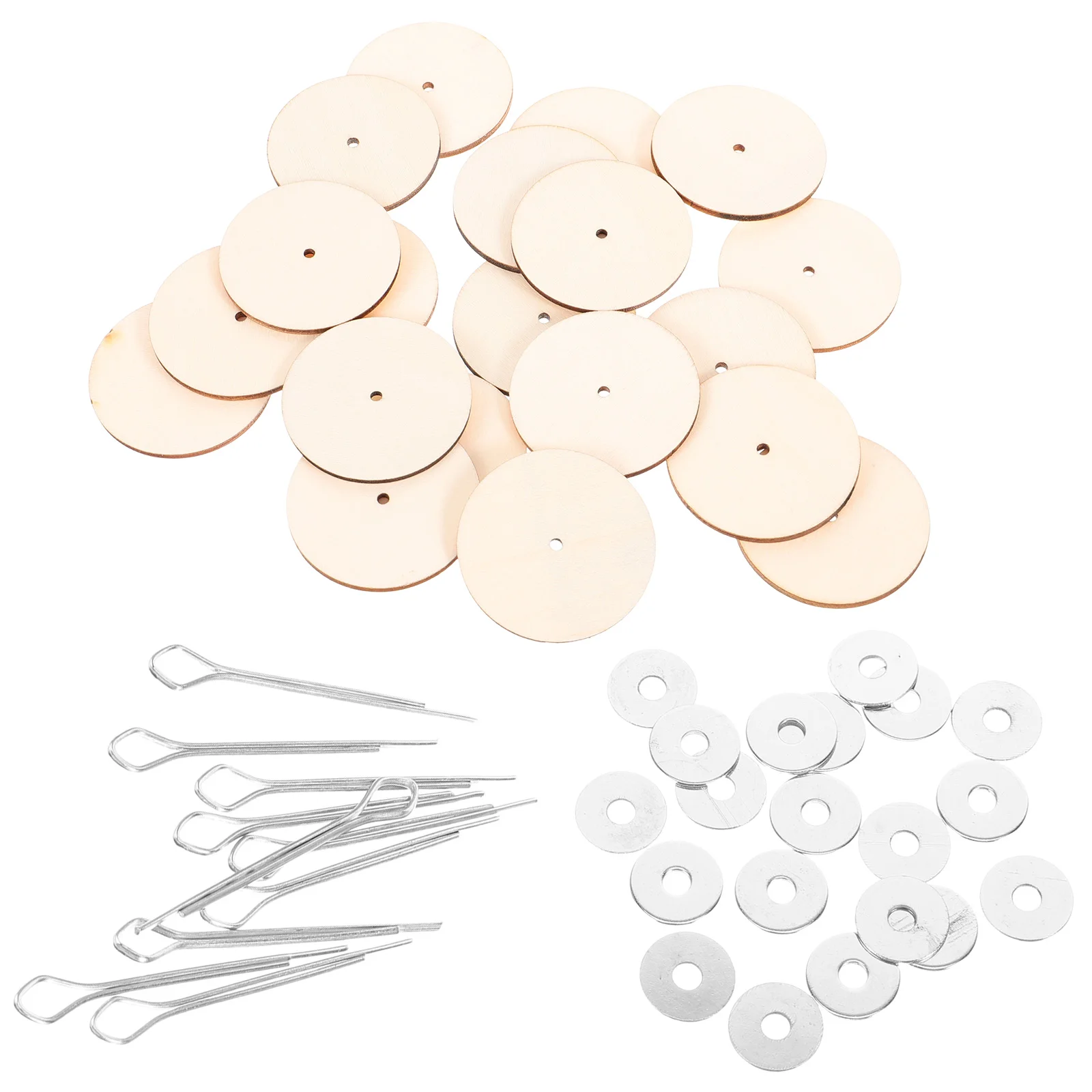 

20 Set Wooden Joints Accessories for Making Craft Supplies Kids Toys Stuffed Animals Rotate Flexibly Ideal DIY Gift
