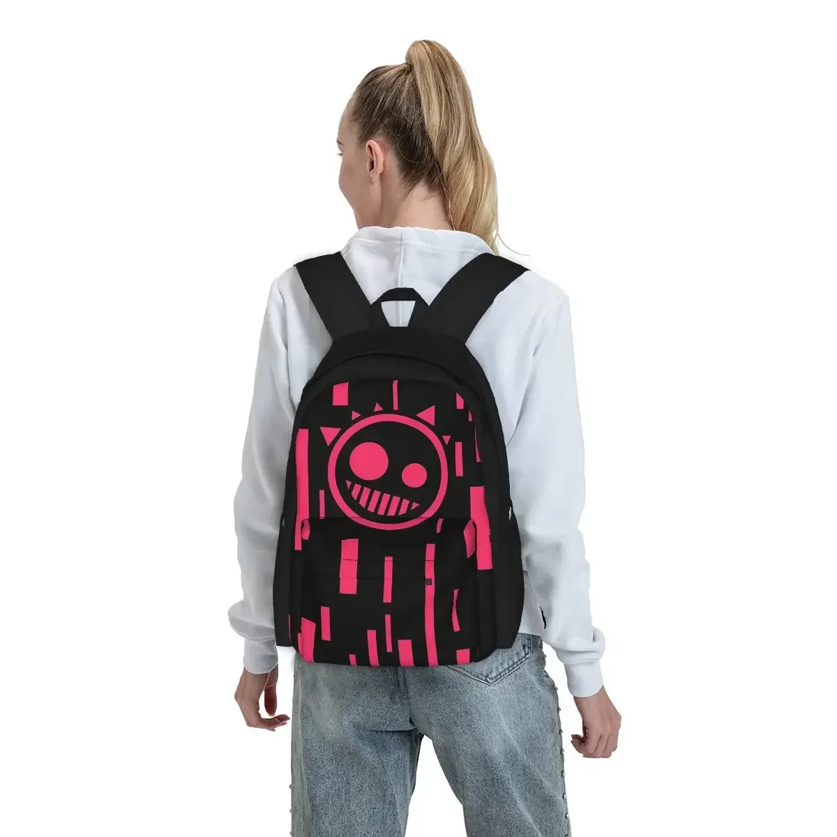 Just Shapes And Beats Blixer Backpacks Boys Girls Bookbag Students School Bags Cartoon Kid Rucksack Laptop Rucksack Shoulder Bag