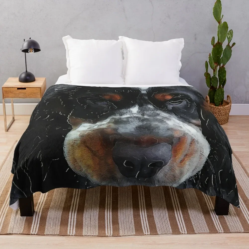 

Cocker Spaniel dog #dog #spaniel Throw Blanket Plush Soft Blankets