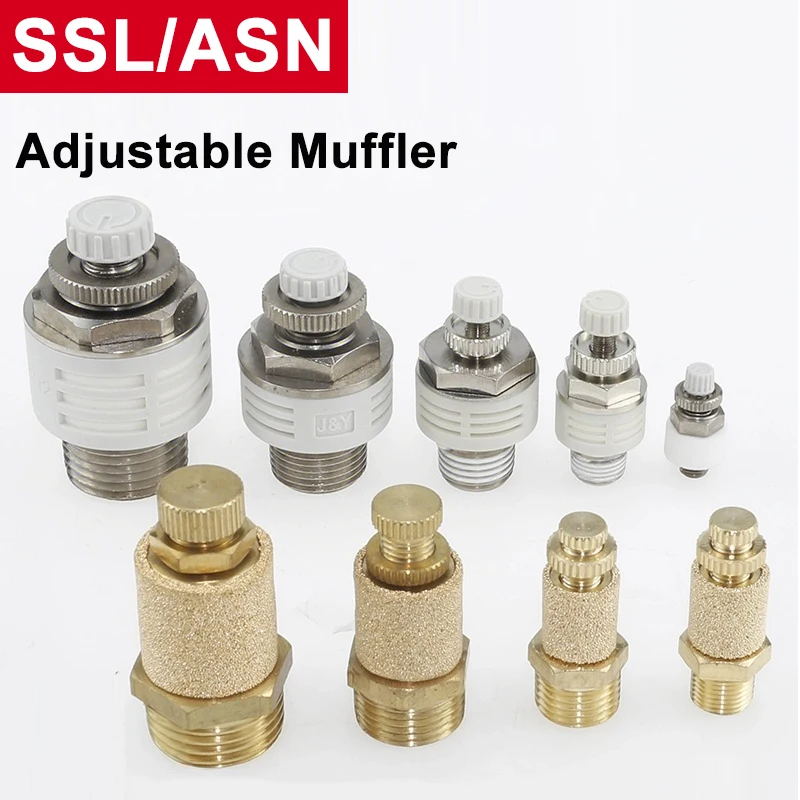 Throttle Type Adjustable Muffler ASN2-M5-01-02-03-04 Exhaust Adjustable Muffler SSL-01/02/03/04